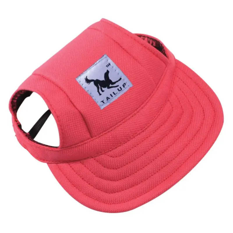 Шляпа для собак с отверстиями для ушей, летняя парусиновая бейсболка для маленьких собак, уличные аксессуары для собак, походные товары для животных-10 стилей