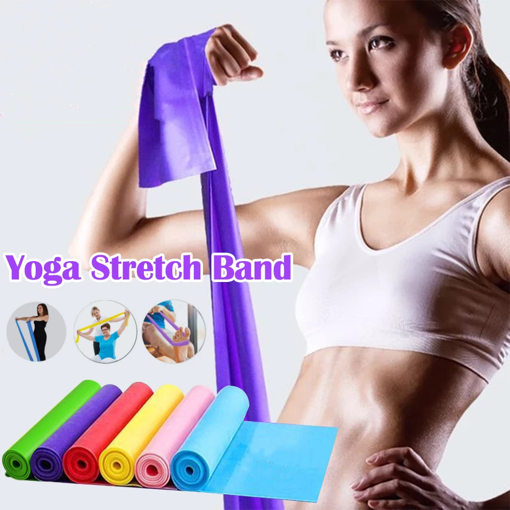 Fitness Exercise Resistance Band Gym Training Rubber Ring Strength Latex Elastic Yoga |
