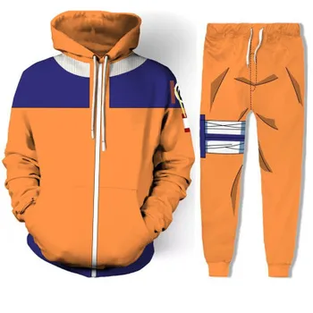 

Naruto1 3D Pullover Sweater Jumper Pants Hokage Uzumaki Hoodie Jacket Sweatshirt