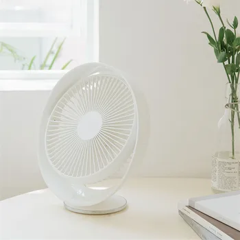 

3life 327 Desktop Fan Air Circulation Rechargeable Electric Fan Natural Wind USB Rechargeable 12 inches Angle Adjustable