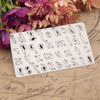 

Letter Alphanumeric Metal Cutting Dies Scrapbooking Craft Dies Cuts Christmas DIY Album Card Make Stencils Die Template New 2020