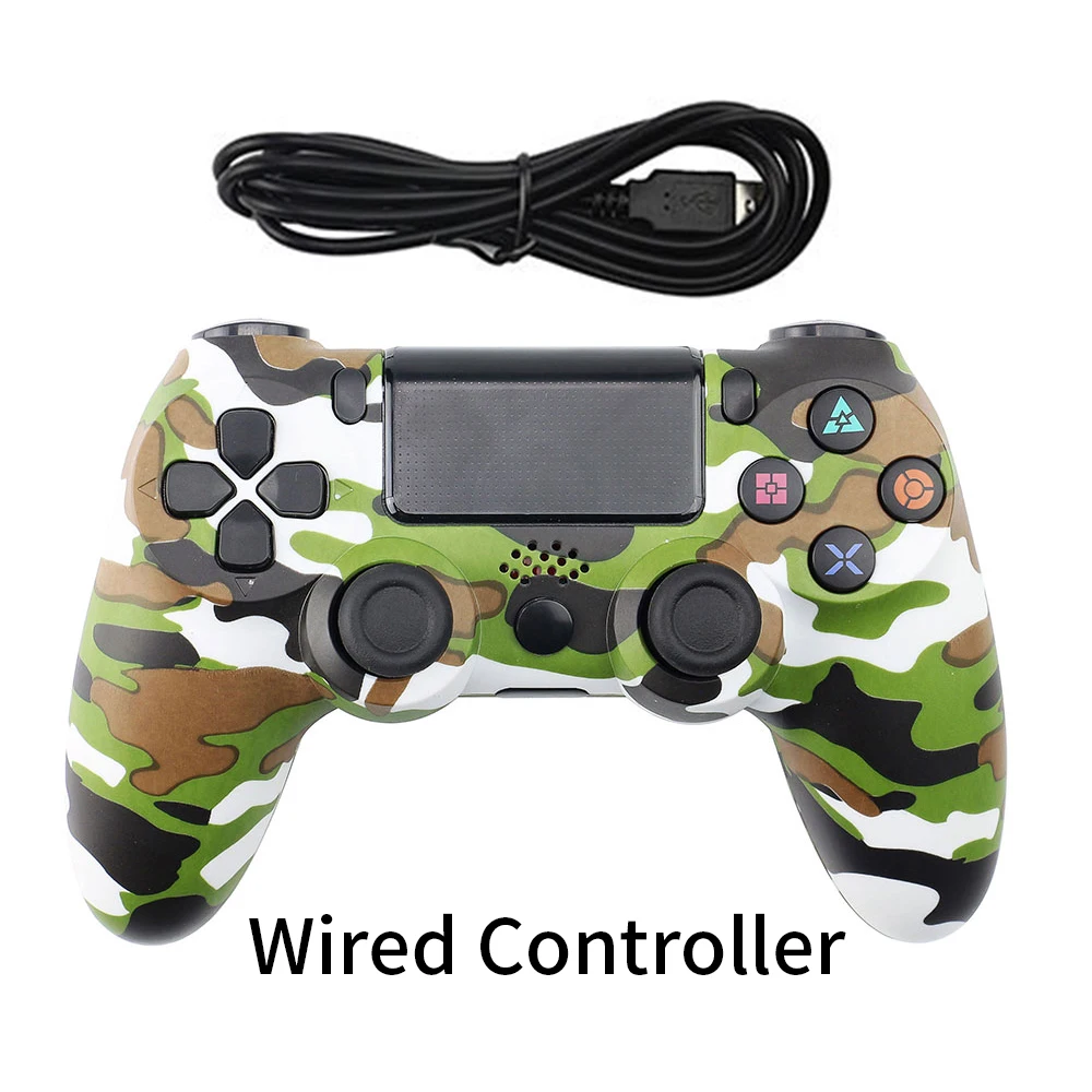 Проводной геймпад для Playstation sony PS4 контроллер Джойстик контроллер для DualShock Вибрационный джойстик для Play Station 4 - Цвет: Camouflage