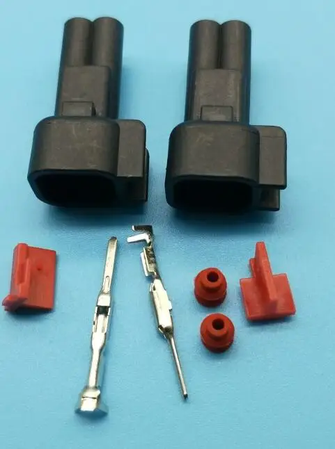 2-контактный топлива коннектор инжектора EV6 мужской разъем для кабеля заглушка инжектора Авто жгута проводов - Название цвета: 50