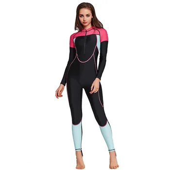 

Sbart Thin Swimwear Women One Piece Swimsuits Long Sleeves Full Bodysuits Female Surfing Swimming Clothes EO