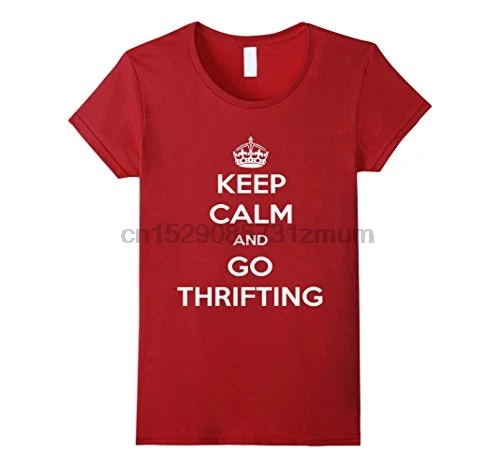 Keep Calm and Go Thrifting забавная футболка. Светильник в европейском стиле дизайнерские