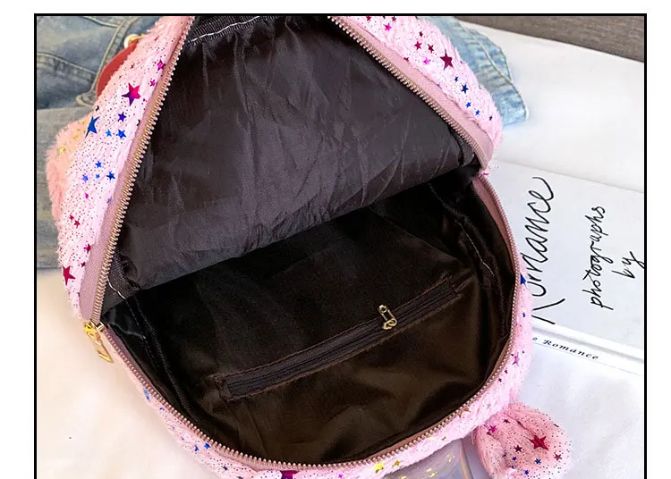 Koko Cat, плюшевые Мультяшные школьные сумки для девочек-подростков, мини рюкзак с единорогом, женский рюкзак для путешествий, Mochila Infantil Escolares