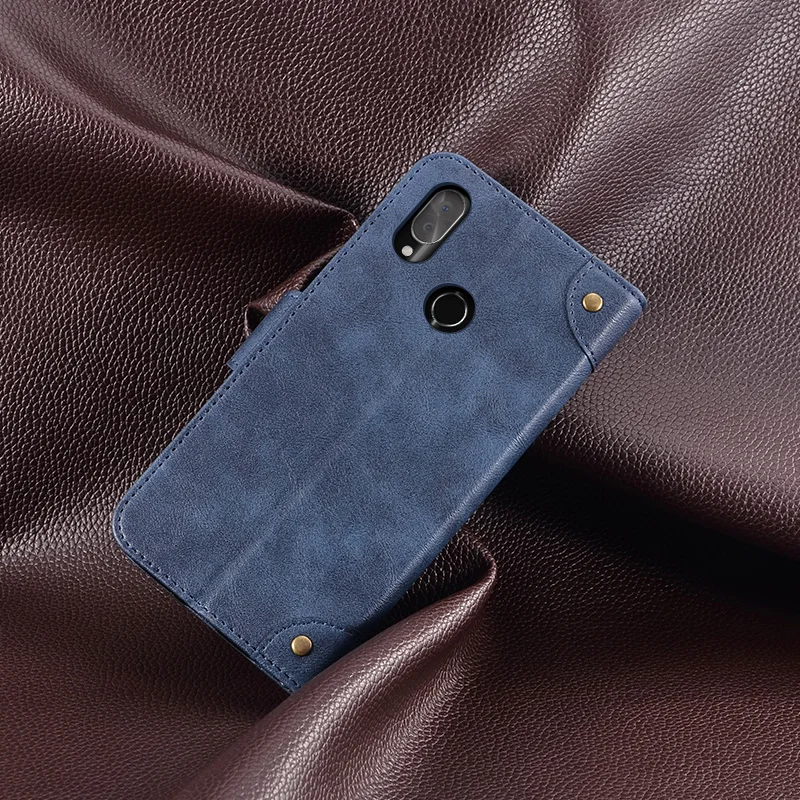 Деловой кожаный чехол для Cubot X19 X 19, роскошный флип-кошелек, Винтажный чехол для Cubot X19, ретро чехол для телефона