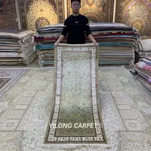 YILONG 2.5x6 'чисто ручной узлом персидский Восточный ковер бегун для коридора(HF340B