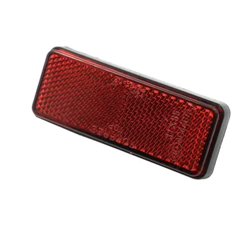 

Red Tail Rear Rectangle Reflector Reflective Plate Truck Trailer RV ATV Quad Universal Motorcycle Dirt Bike Scooter