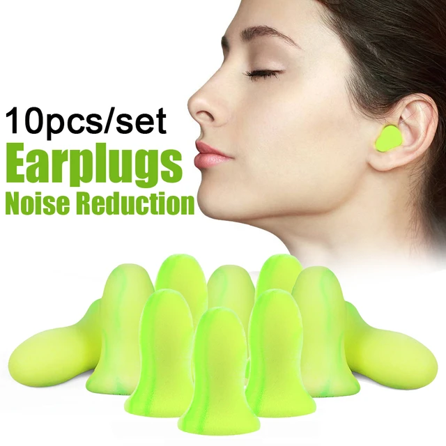 Bouchons d'oreille anti-bruit en silicone étanche, protection auriculaire  isolante, bouchons de sommeil, natation, voyage, réduction silencieuse du  bruit - AliExpress