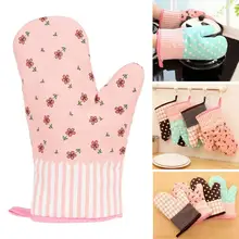 1 шт., хлопковые перчатки для духовки, толстые кухонные перчатки для выпечки, термостойкие перчатки, принадлежности для выпечки