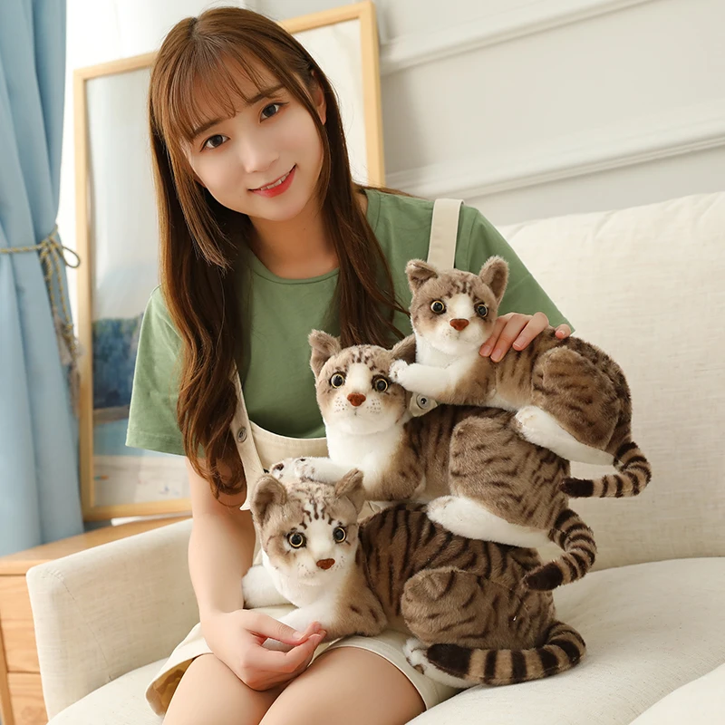 Soft Plush Siamese Cat Doll Toy