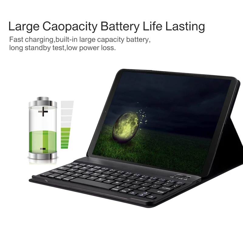 Беспроводная клавиатура для Samsung Galaxy Tab S6 Lite PU чехол + 2 в 1 ic кожаный чехол|Чехлы