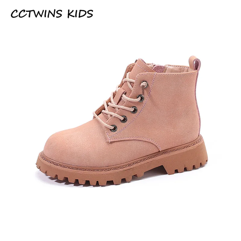 

CCTWINS Kids Shoes 2019 Autumn Baby Boys Fashion Ankle Boots Girls Fashion Genuine Leather Shoes Children Martin Boots MB035