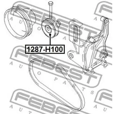 Roller belt drive HYUNDAI H-1/STAREX/KIA RIO 00-05 FEBEST 1 | Автомобили и мотоциклы