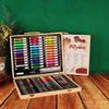 Children's drawing tool set, art supplies set, colored pencils, crayons, watercolor pens, watercolor powder and oil pastels ► Photo 2/6