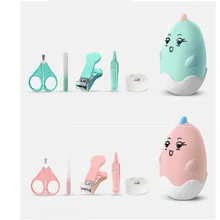 4 комплекта детских ножниц для ногтей, набор для ухода за ушами и носом, кусачки для ногтей, специальные кусачки для мяса, пинцеты для чистки новорожденных, в коробке