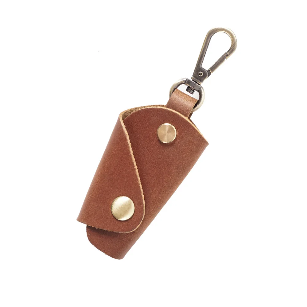 Vintage Genuine Leather Key Case and Multifunction Organizer Keychain