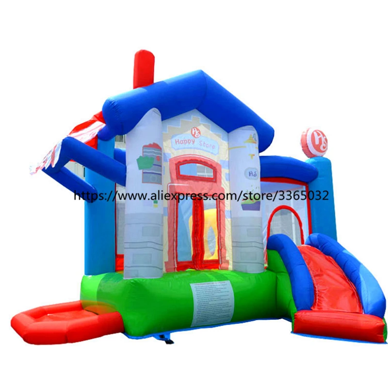 

Hot selling infaltable jumping castle, kids inflatable slides with bouncer