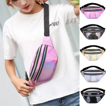 

Women Girls Waist Fanny Pack Belt Bag Pouch Travel Hip Bum Bag Women Small Purse
