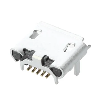 

10 pcs cell B type Micro-USB port connector female jack plug charge