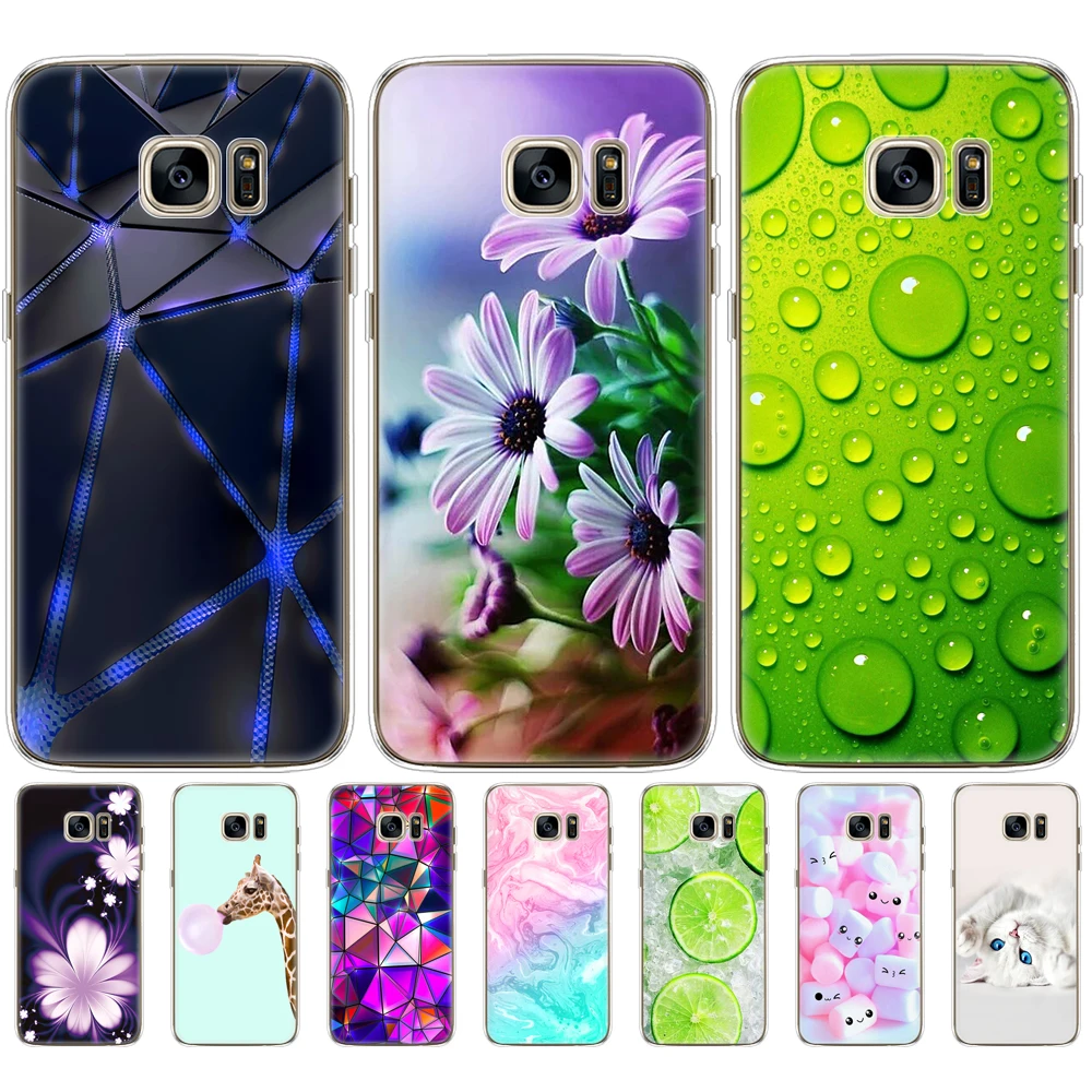 Силиконовый чехол из ТПУ для Samsung S6 G920 G920F G920A Galaxy edge G925F G925I G925A G925T телефона |