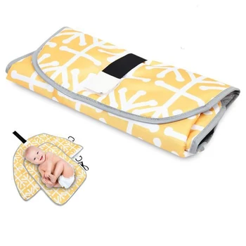 

Diaper Bag Cover Mat Nappy Changing Pad Travel Portable Waterproof 3-In-1 Folding Diaper Bag Baby Diaper Cover Mat Diaper Cover