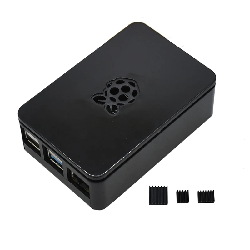 Для Raspberry Pi ABS чехол Корпус коробка V4 с радиатором для Raspberry Pi 4B