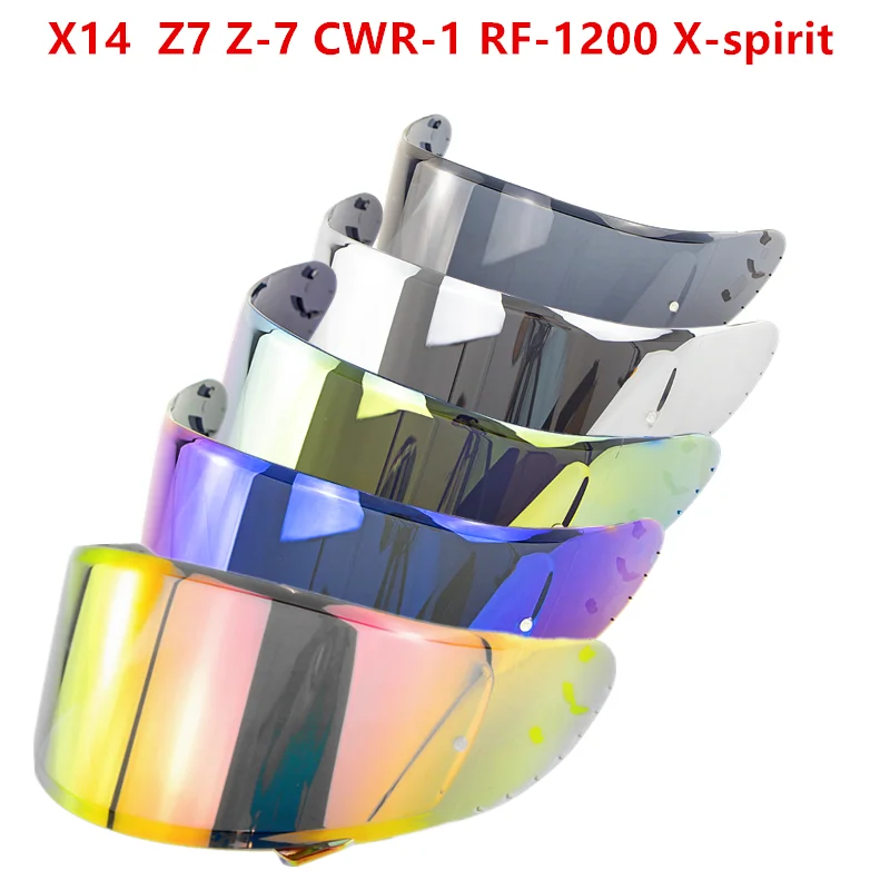 

Professional Motorcycle Racing Helmet Visor Full Face Helmets Lens for X14 Z7 Z-7 CWR-1 RF-1200 X-spirit Shield Helmet Glasses