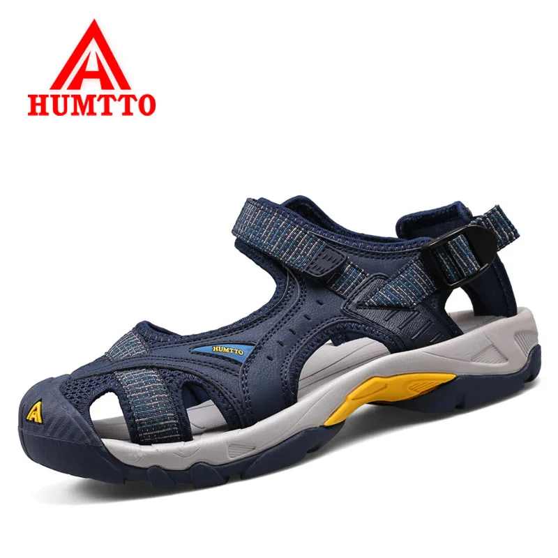 Humtto Summer Outdoor Men and Women Hiking Sandals Breathable Mens