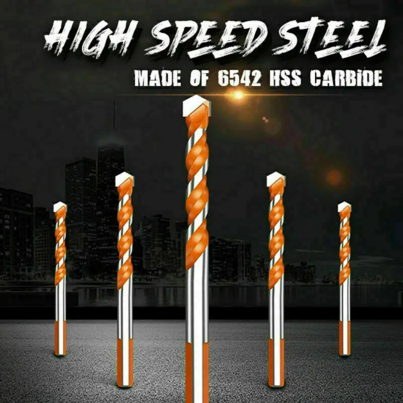 

Multifunctional Ultimate Drill Bits Ceramic Glass Punching Hole Working 6-12mm Electric Screwdriver Drill Wind Bit New