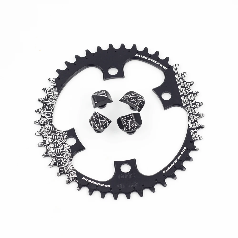 

Bike Single Chainring BCD 110 42t 46t 48t Narrow Wide Teeth Fit 105 5800 Ultegra 6800 11 speed 11s Road Bike Chainwheel