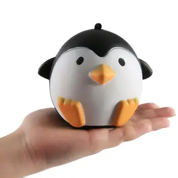 

Cake Scented Squeeze Slow Rising Stress Reliever Simulation 55g Penguin 11cm/4.33inch 10cm/3.9inch Toy Black