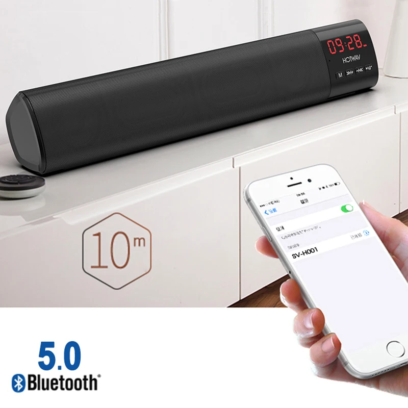 Bonola домашний кинотеатр звуковая панель Bluetooth динамик портативные USB колонки Бумбокс бас для телефона ТВ компьютера ПК Двойной низкочастотный