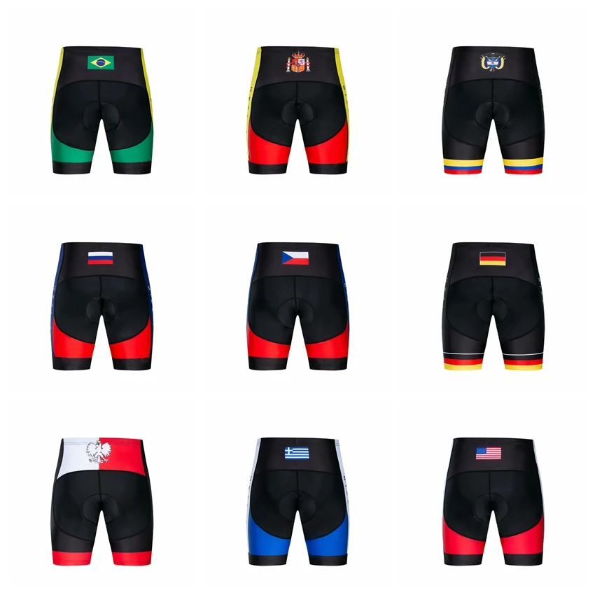 

2019 cycling shorts Men MTB bike Shorts Padded Mountain Road Bottom bicycle Tight short sleeve breathable underwear cycle black