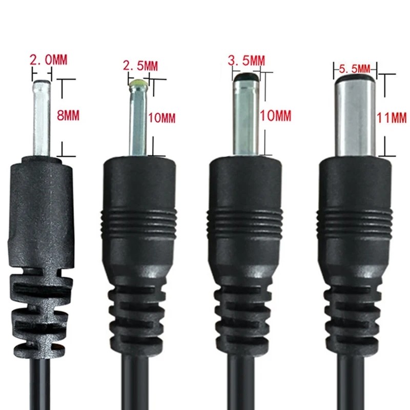 USB штекер 5,5*2,1/4,0*1,7*3,5*1,35*2,5*0,7*2,0*0,6* мм DC Jack кабель питания AC вилка переходный разъем зарядное устройство конвертер