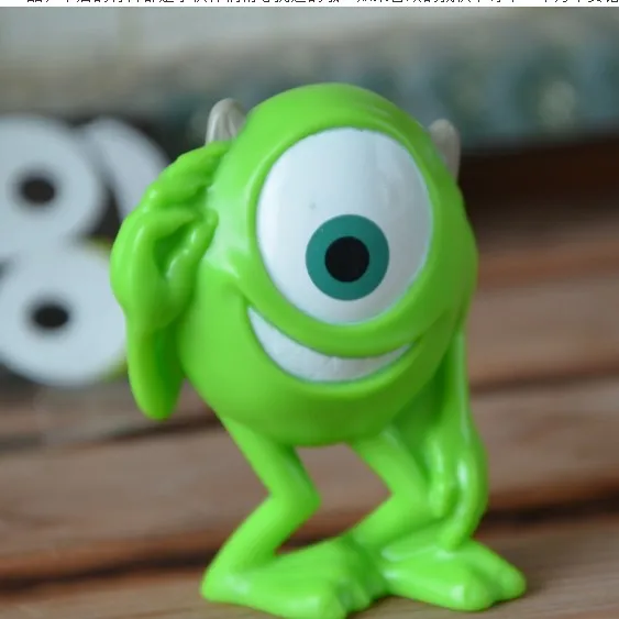 1 шт 5 см майка с принтом «Monsters University Плюшевый Монстр Майк Вазовски игрушки Inc для лучший подарок