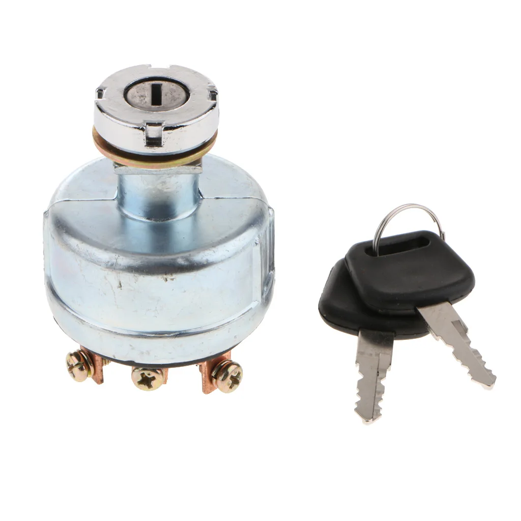 Forklift Agricultural Modified Car Starter Key Switch 2 Position With 2