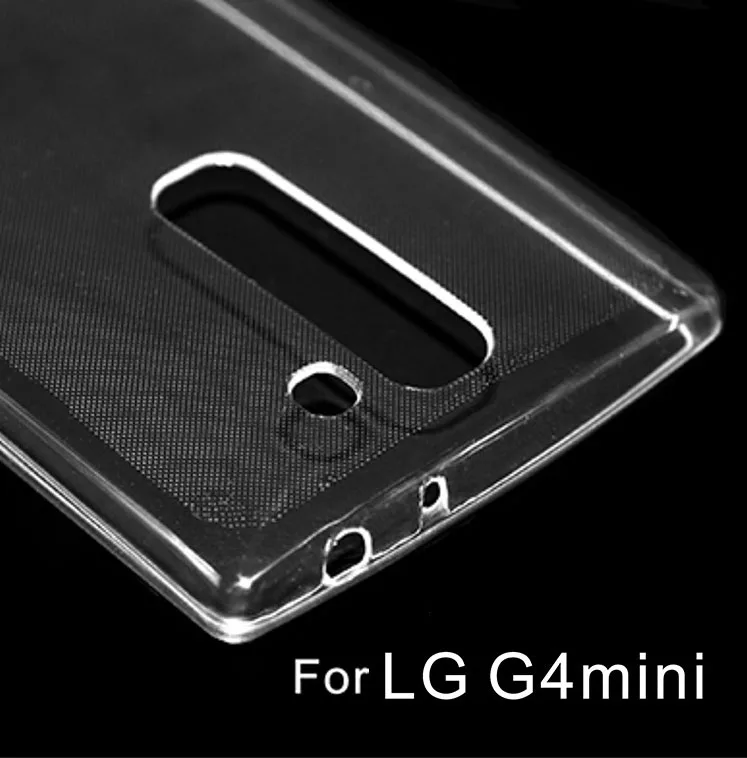 Чехол-накладка для LG G4 mini Magna H500 G4C H525N тонкий однотонный прозрачный мягкий