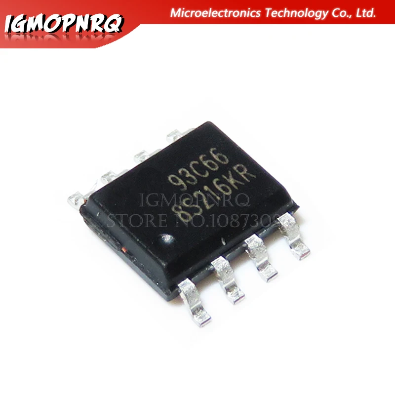 10 шт. AT93C66A 93C66A 93C66 AT93C66 SOP 8 EEPROM от 2 5 в до В 4K новый оригинальный| |