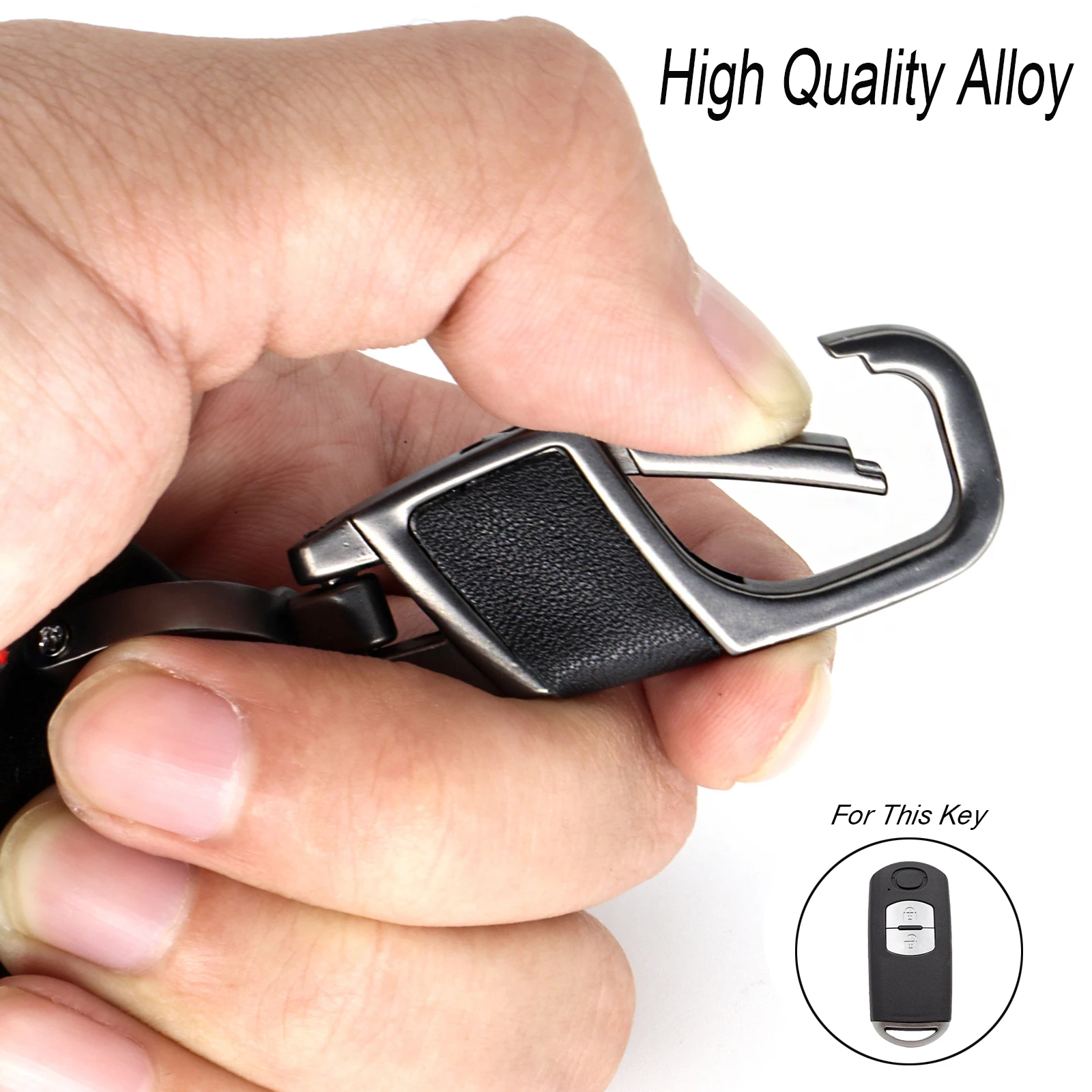 Cover chiave telecomando per Mazda 2 3 5 6 CX-3 CX-5 CX-7 MX5 Miata RX - H969302e190004dd1ae635e2c041fccb25