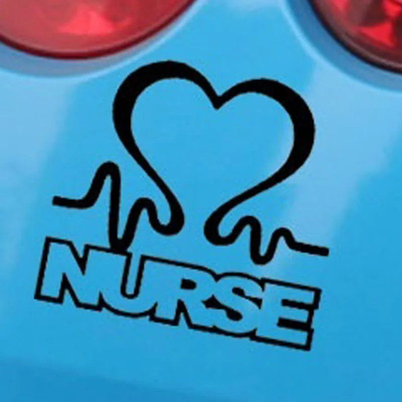 Медсестра с принтом сердце Любовь Сердце художественные Форма автомобиля