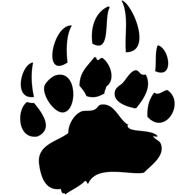 

Hot Cartoon Car Sticker Big Bear Paw Vinyl Motorcycle Decals Bumper Decals PVC 14cm*11cm Motorcycle Accessories Waterproof
