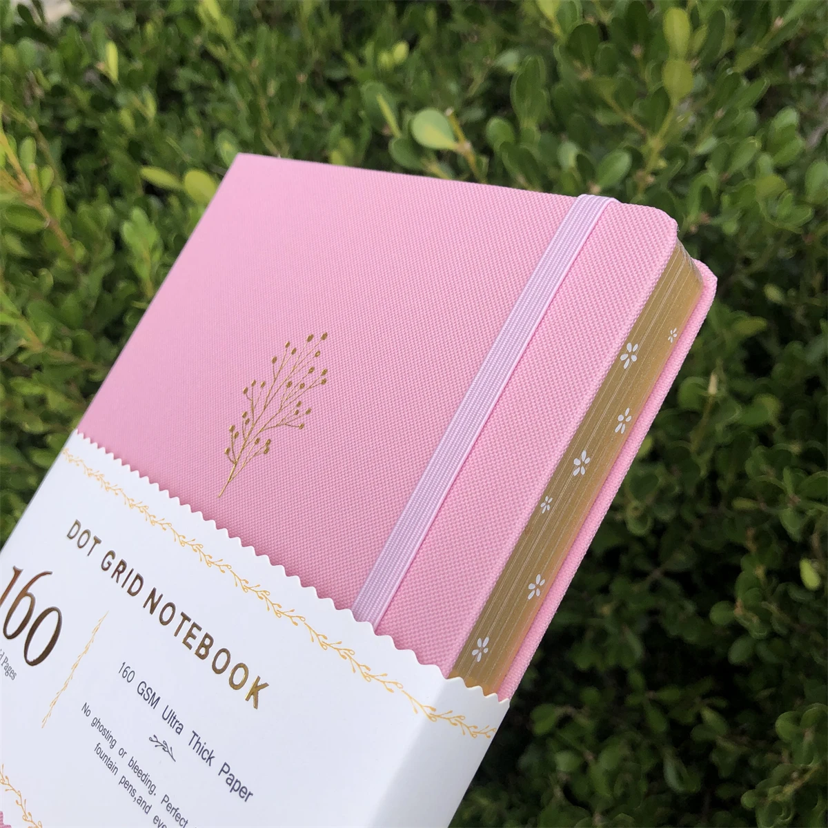 2 Pack Pink For Bullet Dotted Journal Kit A5 Hardcover Notebook Thick 120g  Paper