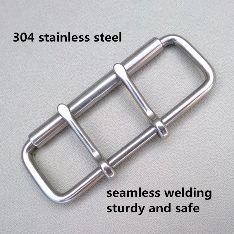 스테인레스 스틸 역도 벨트 버클 60mm 허리띠 롤러 버클 더블 핀 가방 버클 52mm 102mm 내부 폭