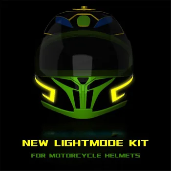 

LED Cold Light Motorcycle Helmet Light Strip Night Luminous Modified Strip Fashion Helmet Sticker Riding Safety Signal Flashing