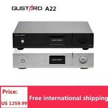 GUSTARD A22 DAC MQA X16 MQA USB 2021NEW Flaggschiff Ausgewogene Decoder DAC Dual AK4499 XMOS Lösung Native Ausgewogene Decoder