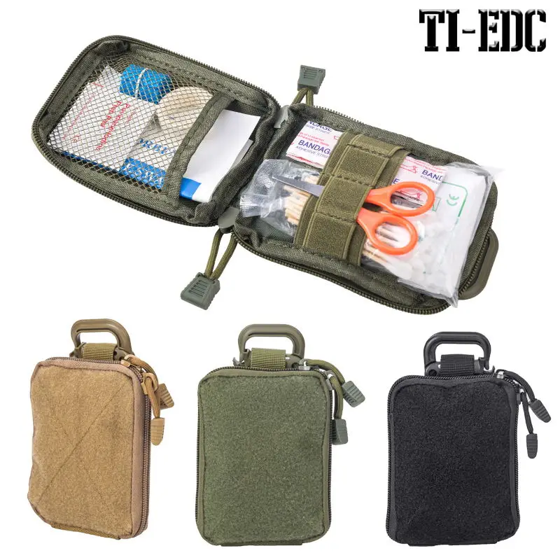 Tactical EDC Pouch MOLLE Compact Pocket Organizer Pouch Mini Waist Bag 