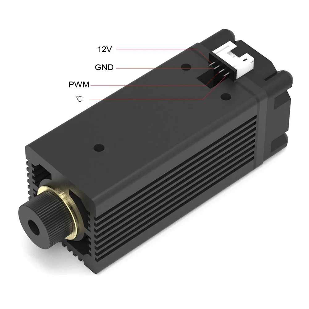 

Parts DIY Focusable Laser Module Replacement Durable Tube 450nm 20W Adjustable Continuous Engraving Machine For NEJE Master