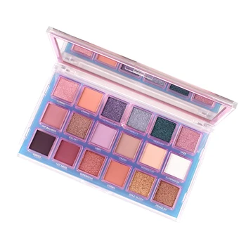 

MISS ROSE 18 Color Pressed Glitter Matte Eyeshadow Pallete Waterproof Makeup Palette Glitter Shimmer Eye Shadow Pigment